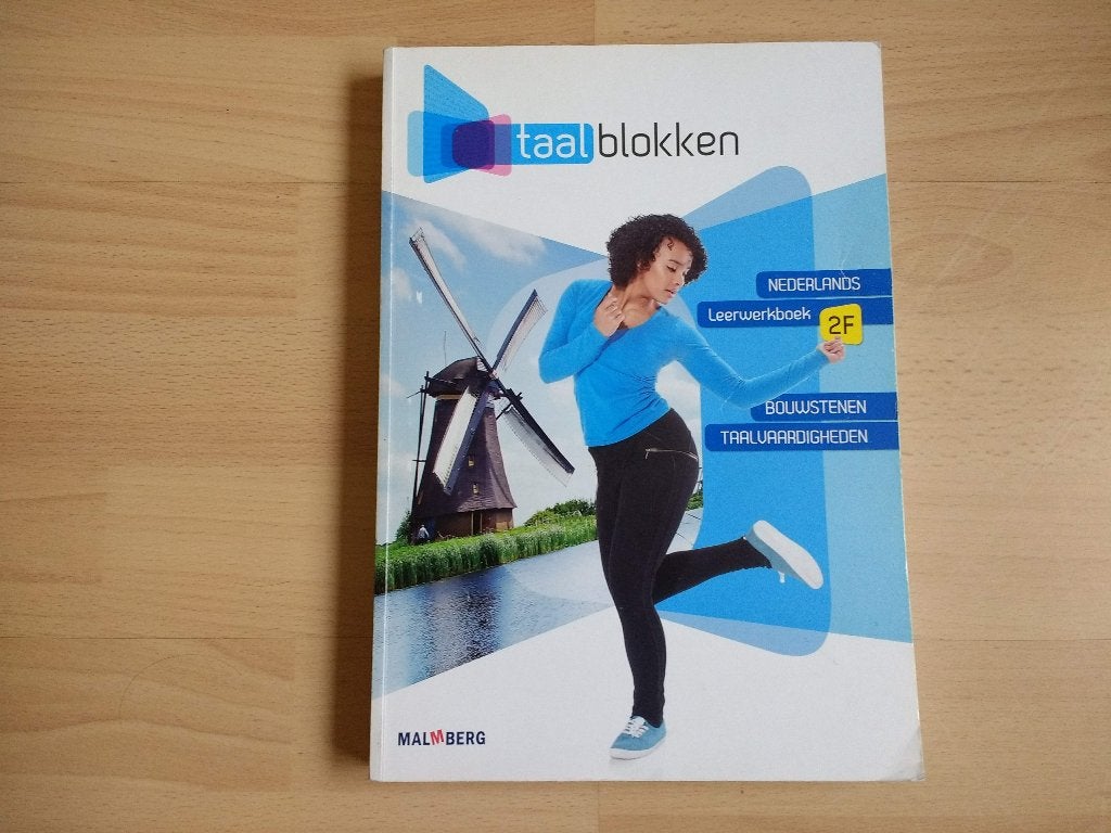 Boek Taalblokken Nederlands leerwerkboek 2F, Ophalen of Verzenden, Zo goed als nieuw, Overige niveaus, Nederlands