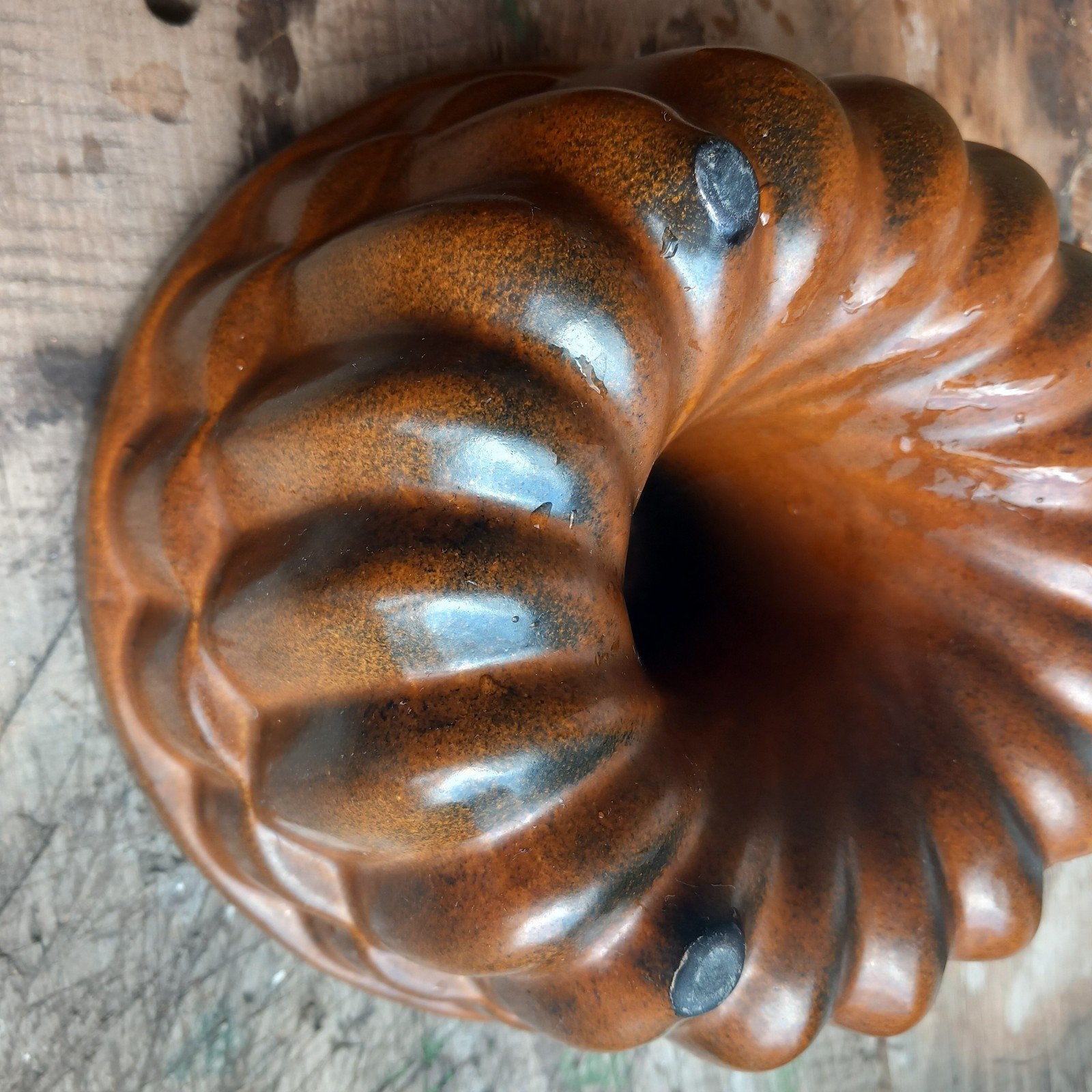 Vintage keramische tulbandvorm - 21 cm doorsnede, Antiek en Kunst, Ophalen of Verzenden