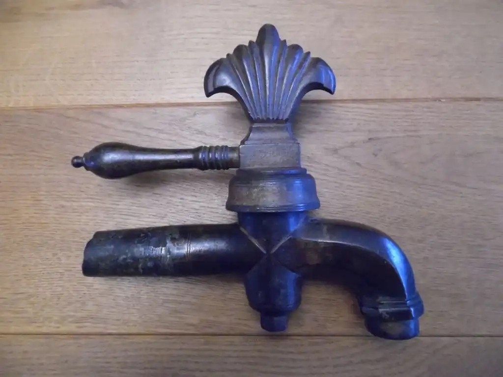 Antieke Bronzen Kraan - Frankrijk, ca. 1780, Ophalen, Brons