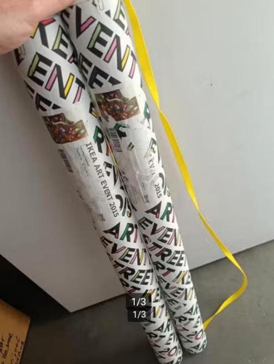 Ikea art event 2015 poster Carolina falkholt 70x100cm, Ophalen of Verzenden, Nieuw, A1 t/m A3, Overige onderwerpen