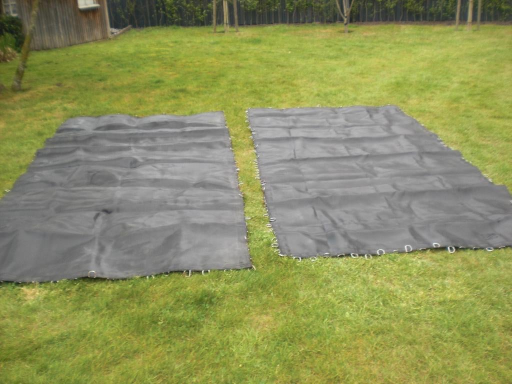 Te koop 2 stuks trampoline doeken, Ophalen, Gebruikt