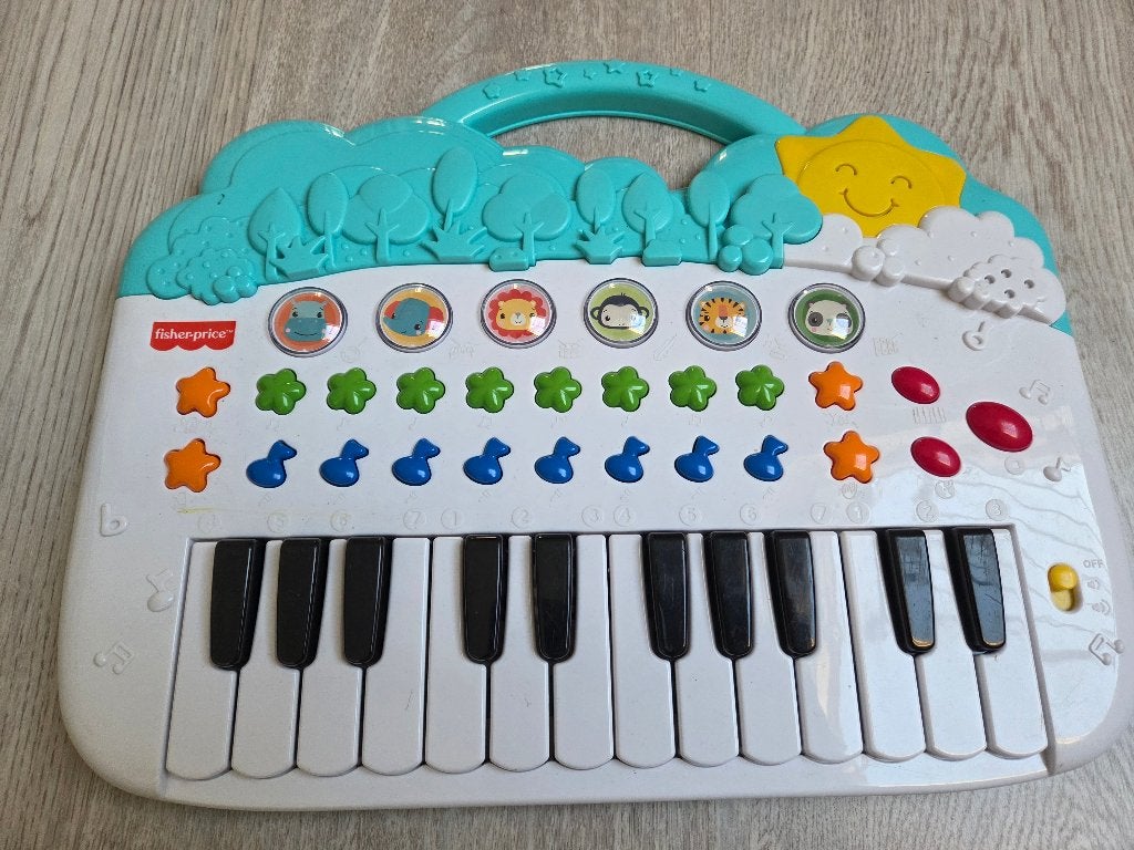 Fisher price orgeltje, Ophalen of Verzenden, Zo goed als nieuw, Overige typen, Met geluid