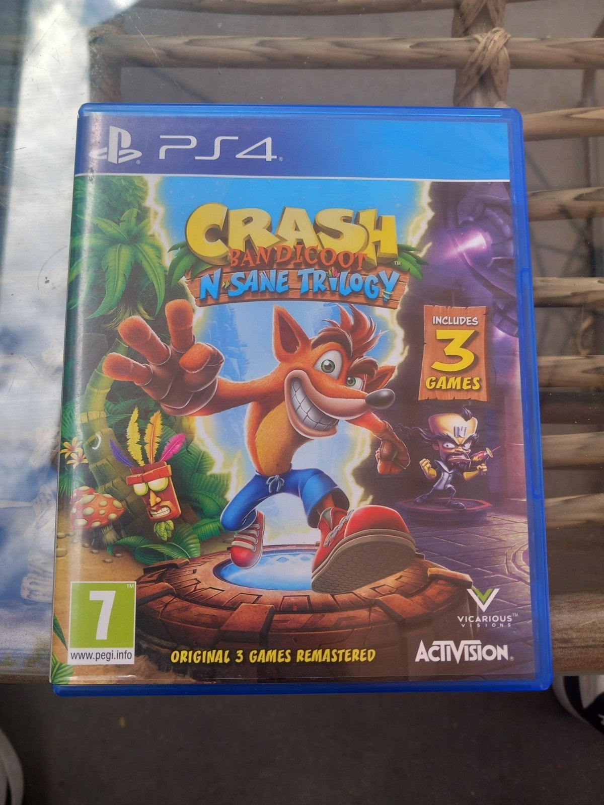 Crash Bandicoot N. Sane Trilogy PS4 - Remastered, Support@activision.com, Activision, 1 speler, Zo goed als nieuw
