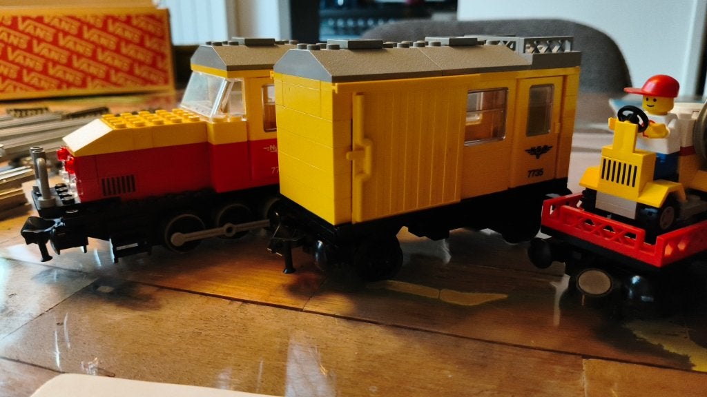 Lego Vrachttrein 7735, Kinderen en Baby's, Lego, Ophalen of Verzenden, City, Gebruikt