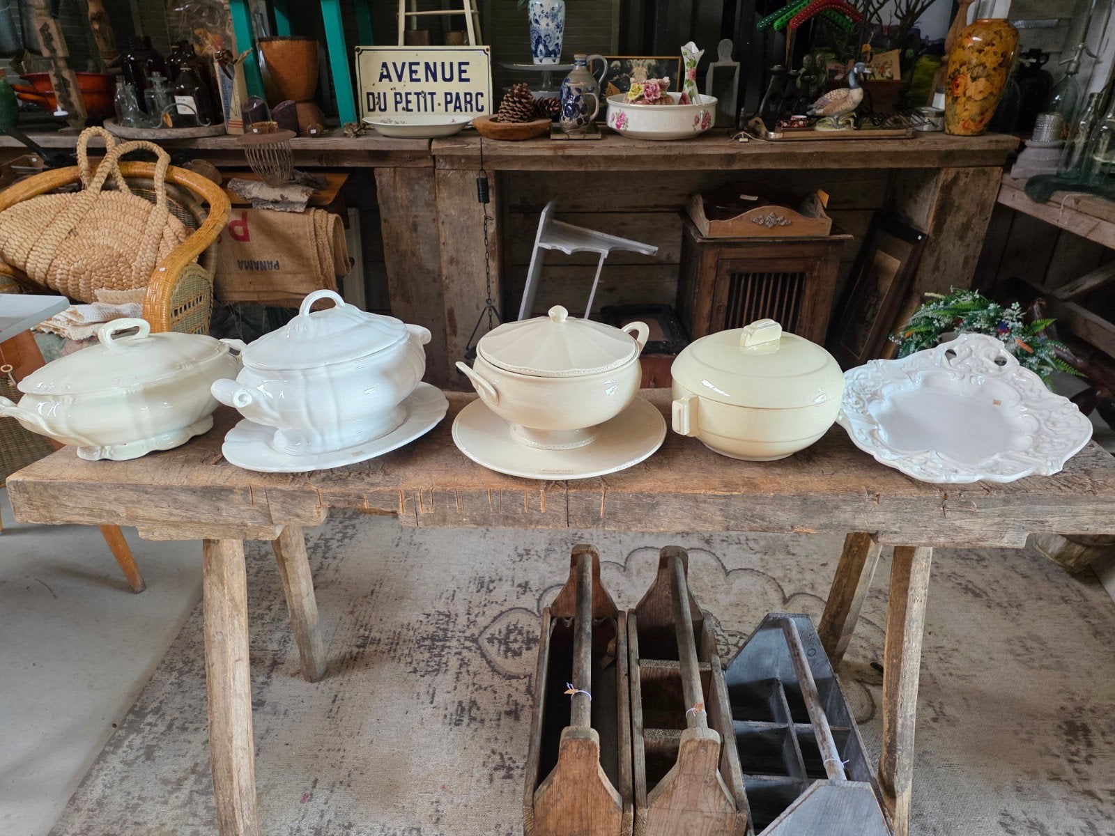 SALE div brocante terrine,s, Ophalen of Verzenden