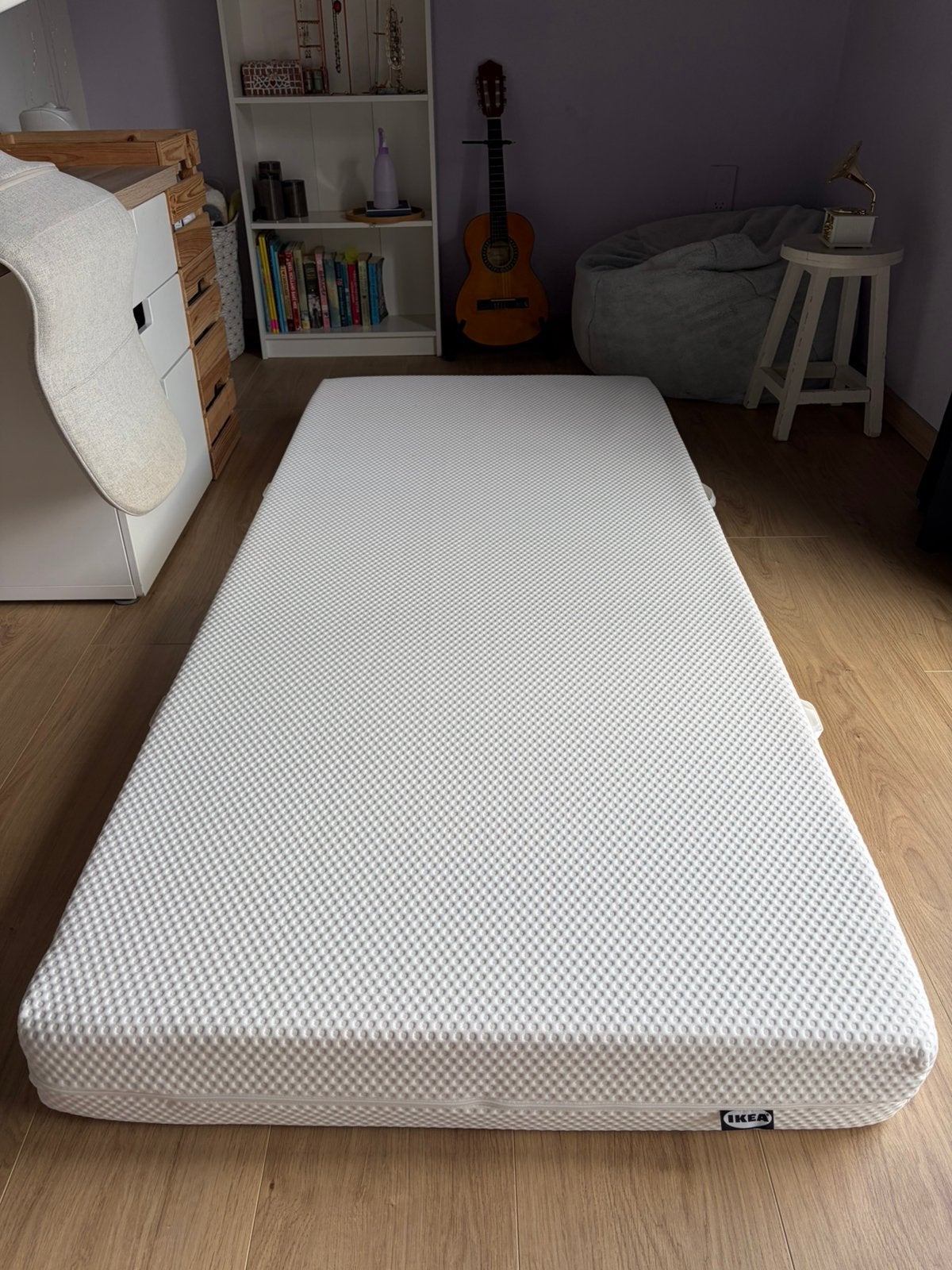 Ikea matras 90x200, Ophalen, Zo goed als nieuw, Eenpersoons, 90 cm