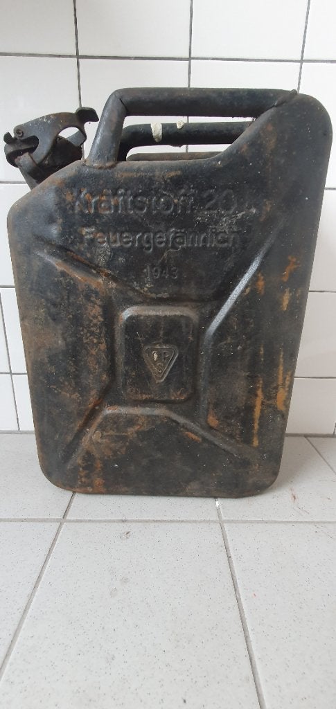 Duitse ww2 jerrycan zeer zeldzaam, Ophalen, Overige soorten, Duitsland, Overige typen