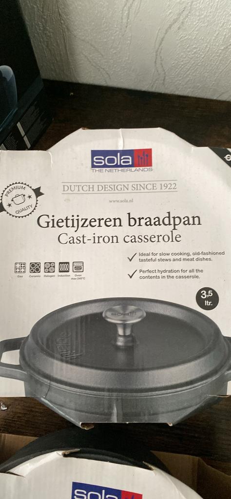 Nieuwe pannen, Huis en Inrichting, Keuken | Potten en Pannen, Ophalen