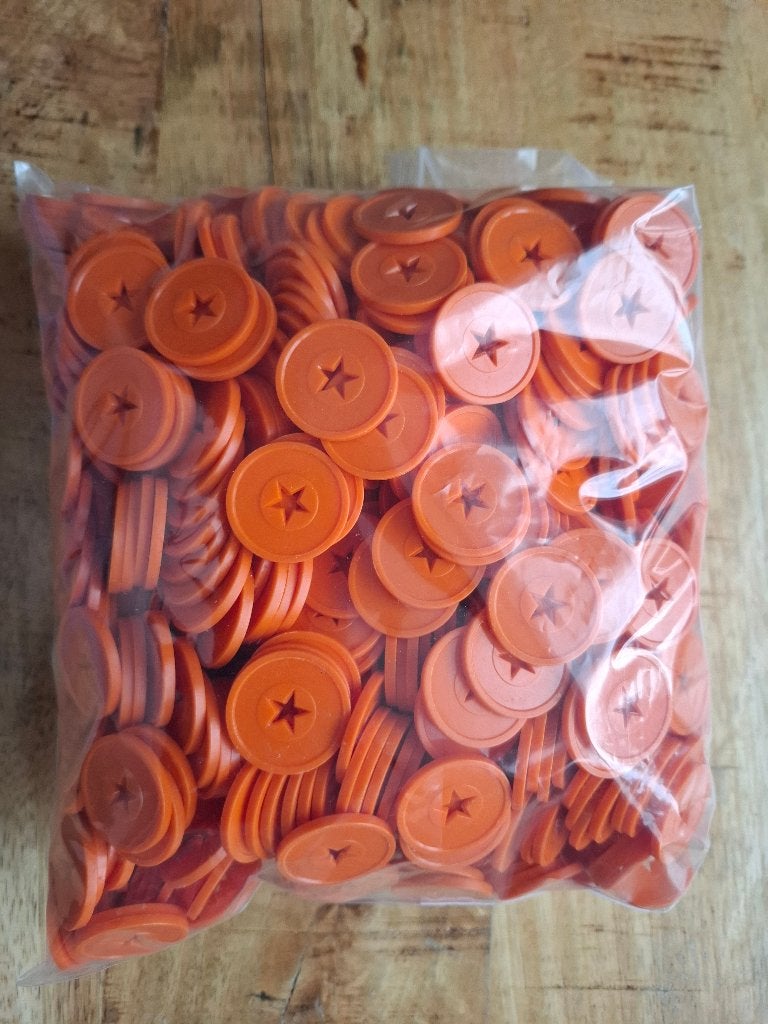 800 losse munten 23 mm neutraal , consumptiemunten, Ophalen of Verzenden, Gebruikt