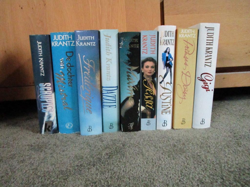 Judith Krantz, 9 romans, Boeken, Ophalen of Verzenden, Gelezen, Judith Krantz