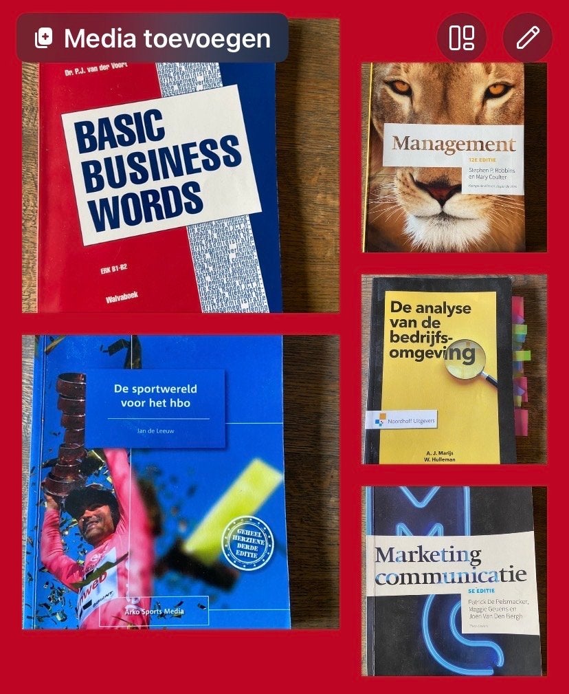 Diverse studieboeken: Management, Marketing, Business Words, Boeken, Ophalen of Verzenden, Gamma, Gelezen, HBO