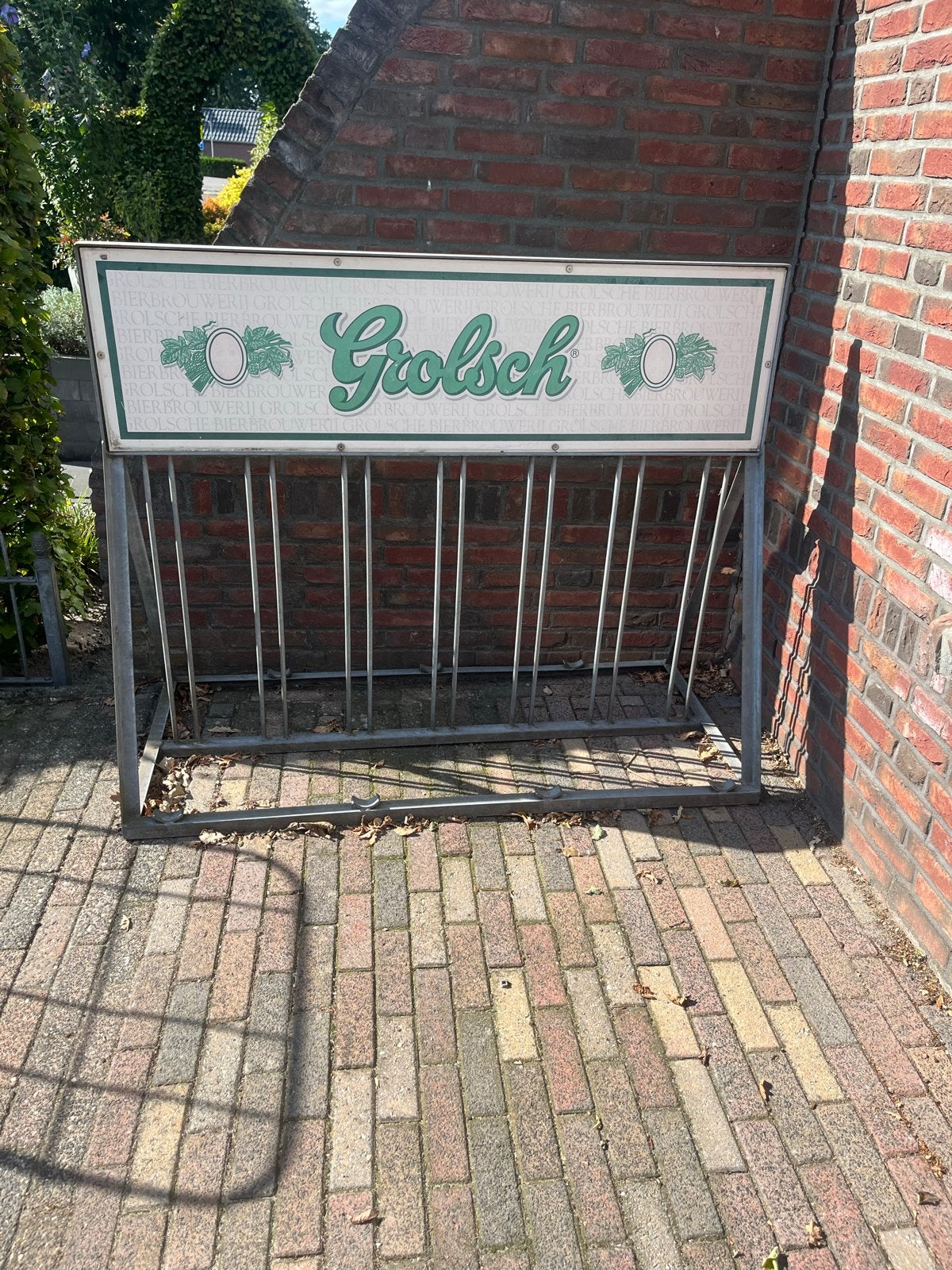 Grolsch fietsenrek - Reclame fietsenstalling, Verzamelen, Merken en Reclamevoorwerpen, Ophalen, Gebruikt