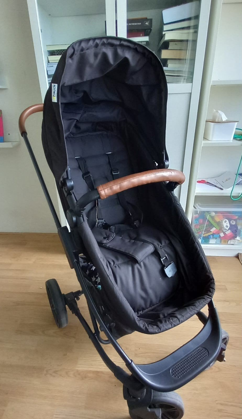 Hauck Kinderwagen met accessoires, Gebruikt, Met reiswieg, Ophalen, Kinderwagen