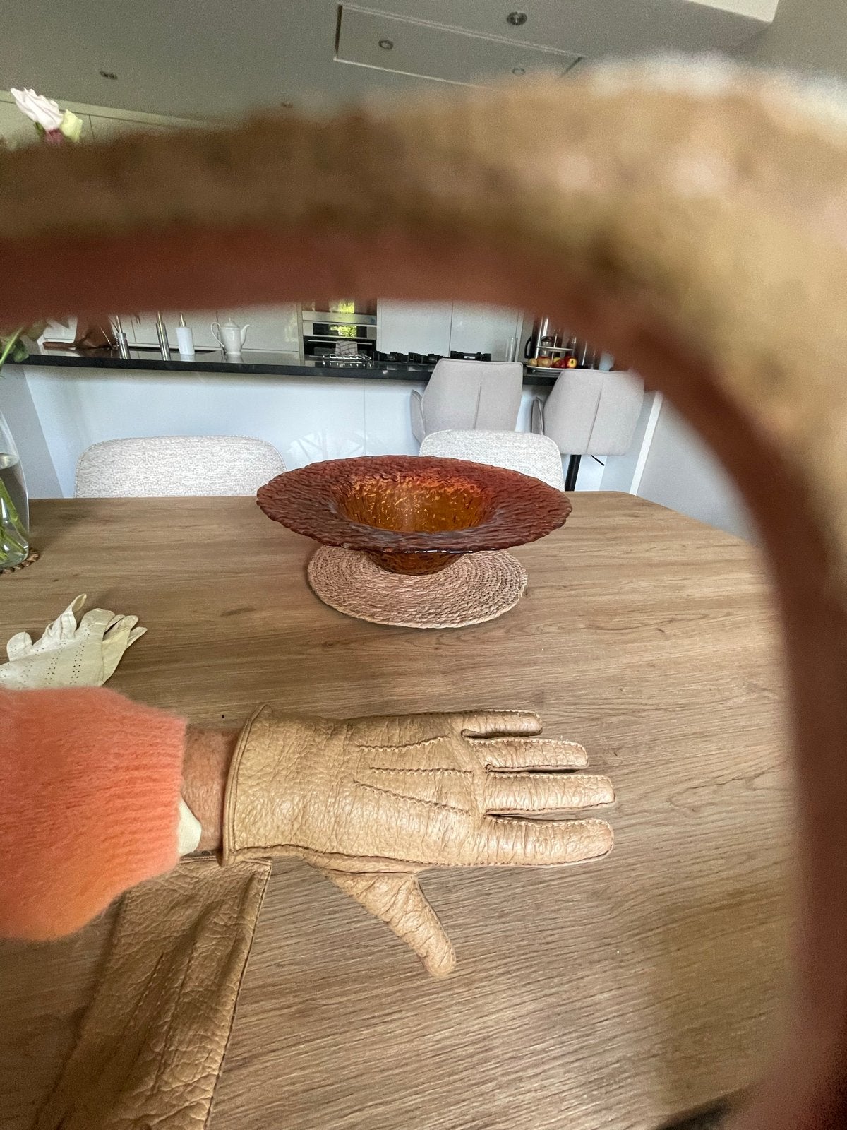 Leren handschoenen in diverse kleuren maat 7, Ophalen of Verzenden, Zo goed als nieuw