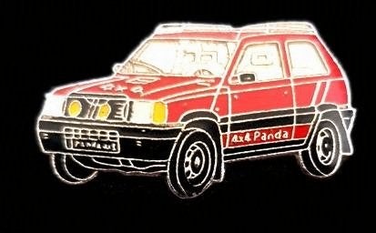 Fiat 4 x 4 Panda pin, Verzenden, Nieuw, Transport, Speldje of Pin