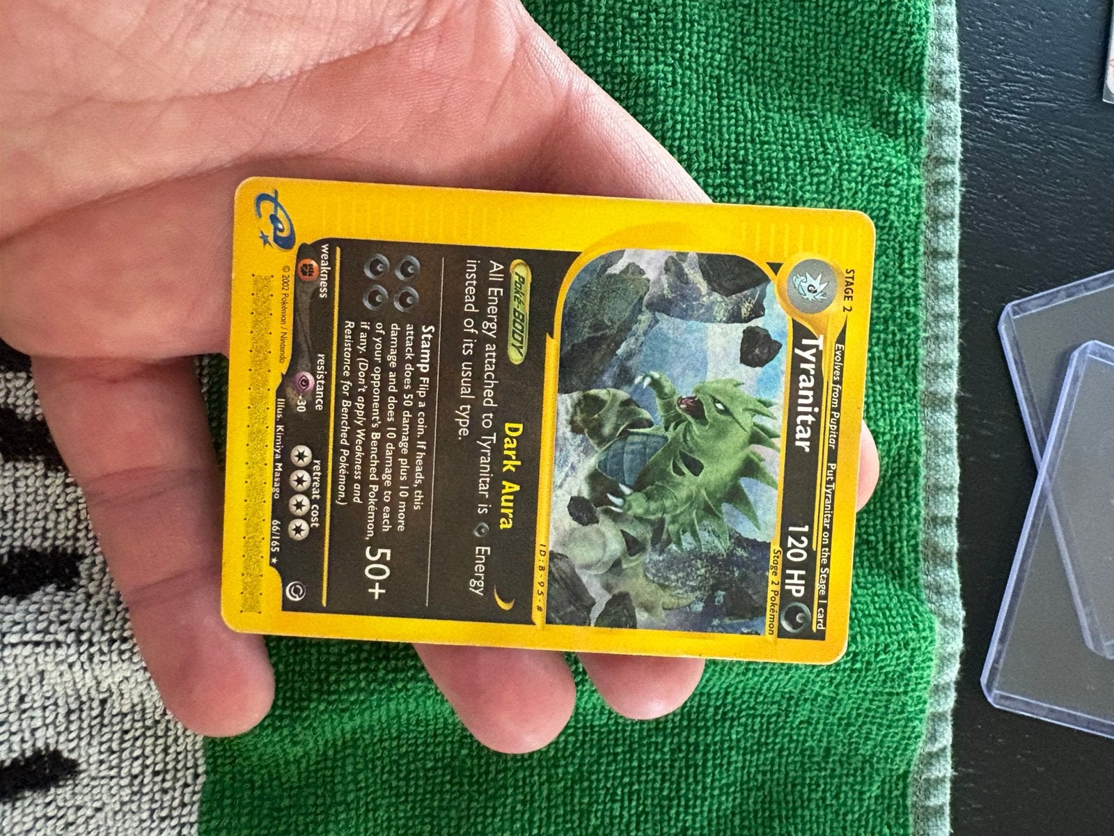 Tyranitar expedition, Ophalen of Verzenden, Zo goed als nieuw, Meerdere kaarten, Foil