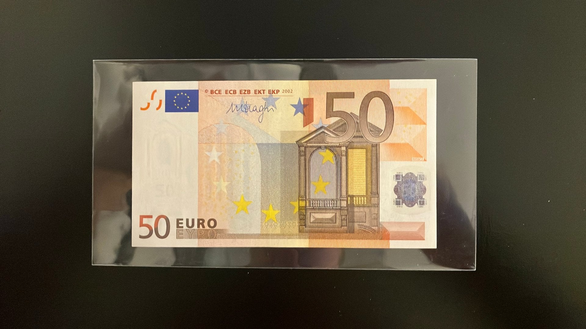 €50,- Draghi - Duitsland (X) - UNC, Ophalen of Verzenden, Duitsland, 50 euro, Los biljet
