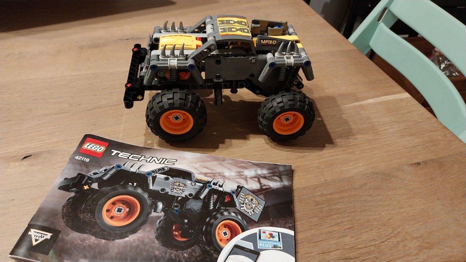 LEGO Technic Monster Jam Max-D 42119, Ophalen of Verzenden, Zo goed als nieuw, Overige merken