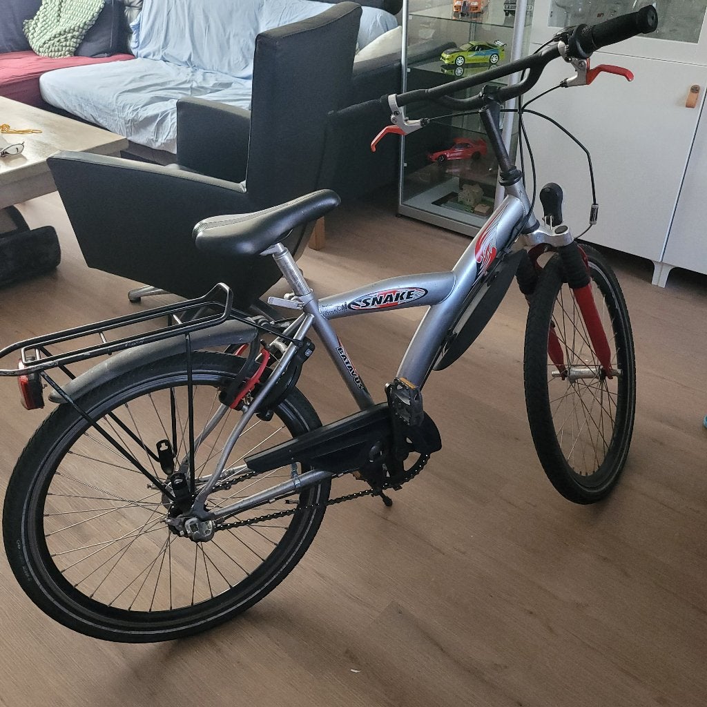Kinderfiets, Ophalen, 20 inch of meer, Gebruikt, Velgrem