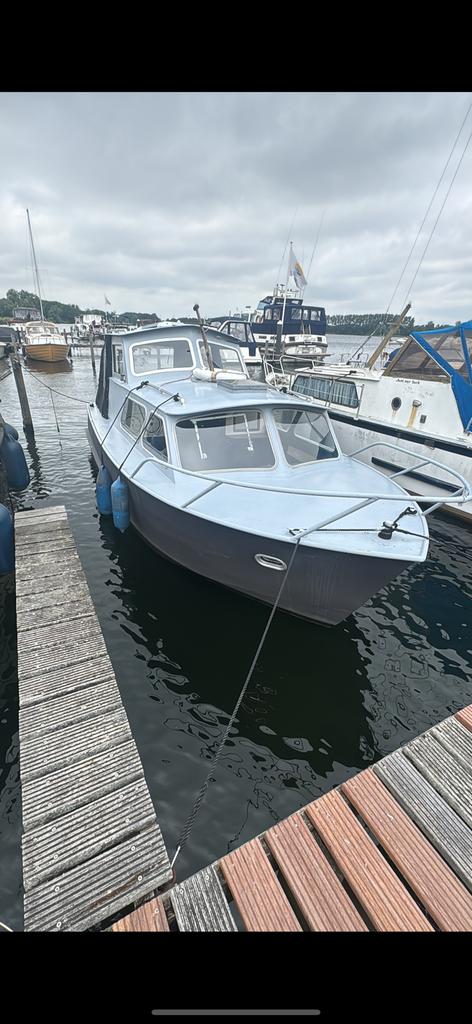 Stalen plezier vaartuig,, Watersport en Boten, Ophalen, 10 tot 30 pk, Gebruikt, Staal