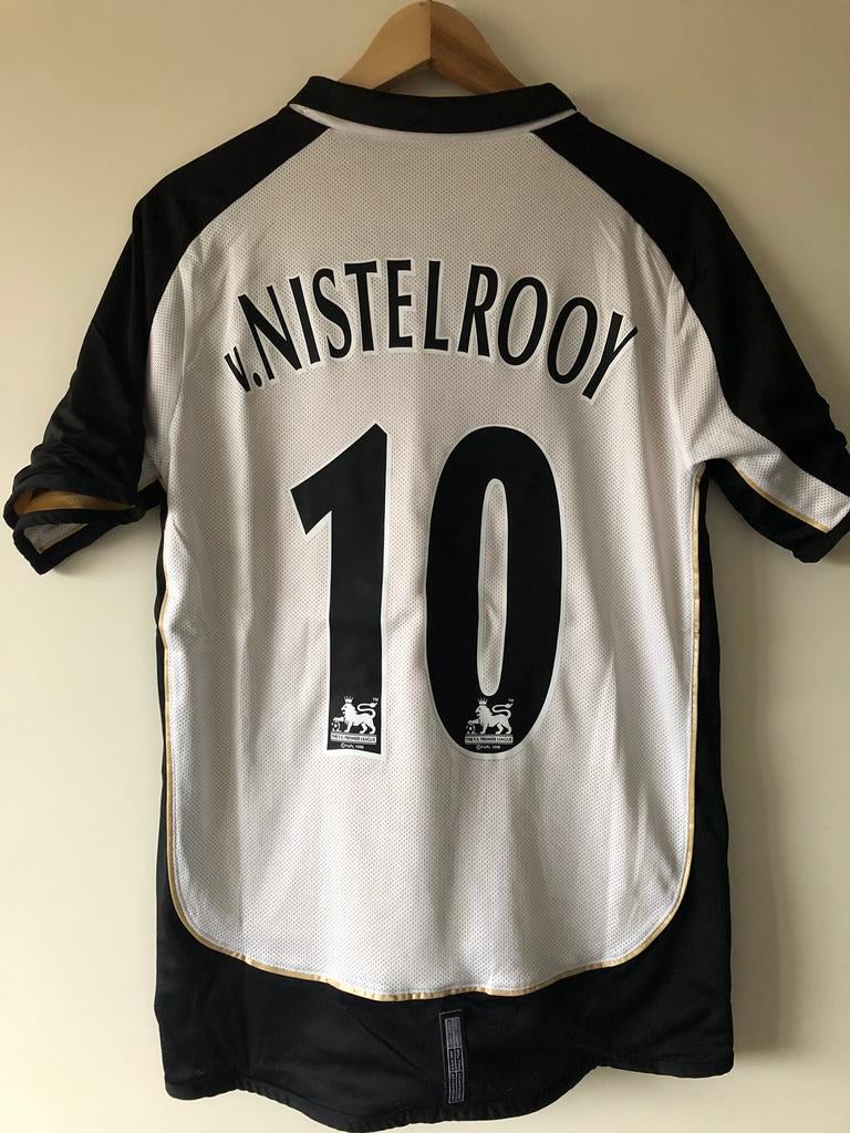 Van Nistelrooy Manchester United retro voetbalshirt maat L, Ophalen of Verzenden, Zo goed als nieuw, Buitenlandse clubs, Shirt