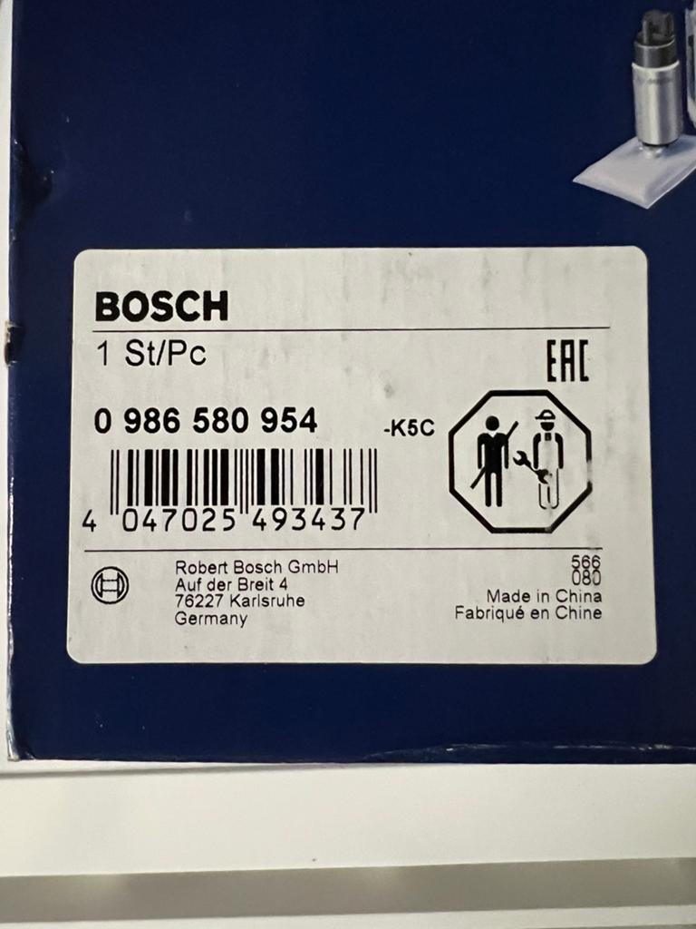 Nieuwe Bosch Brandstofpomp 0 986 580 954, Ophalen of Verzenden, Nieuw, Renault