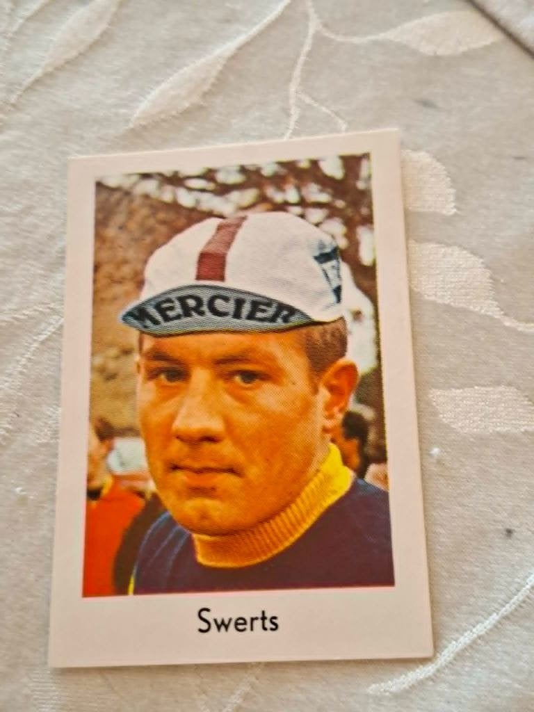 Prentje/Chromo : Roger Swerts / Mercier-BP-Hutchinson, Verzenden, Zo goed als nieuw, Overige sporten, Poster, Plaatje of Sticker