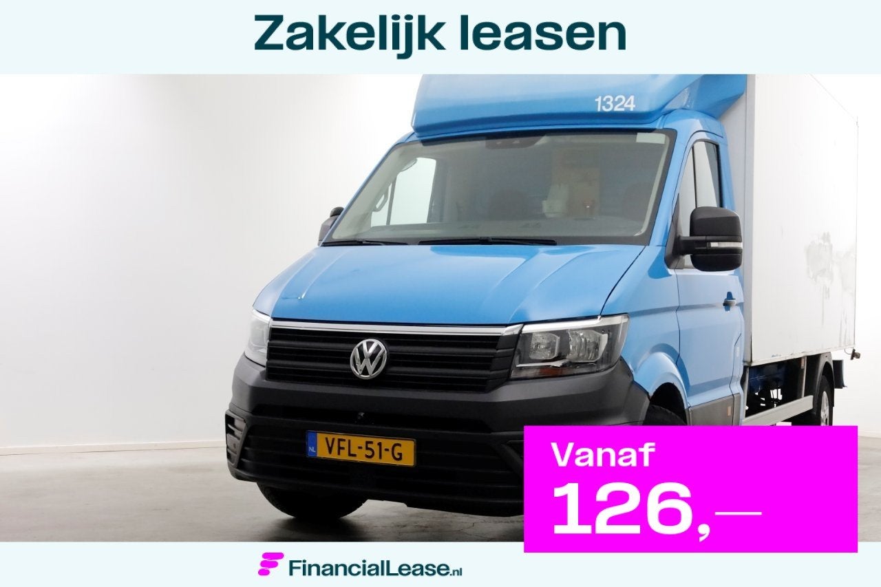 Volkswagen Crafter 35 2.0 TDI E6 Bakwagen met achterdeuren 2, Auto's, Bestelauto's, Bedrijf, Lease, Financial lease, ABS, Airbags