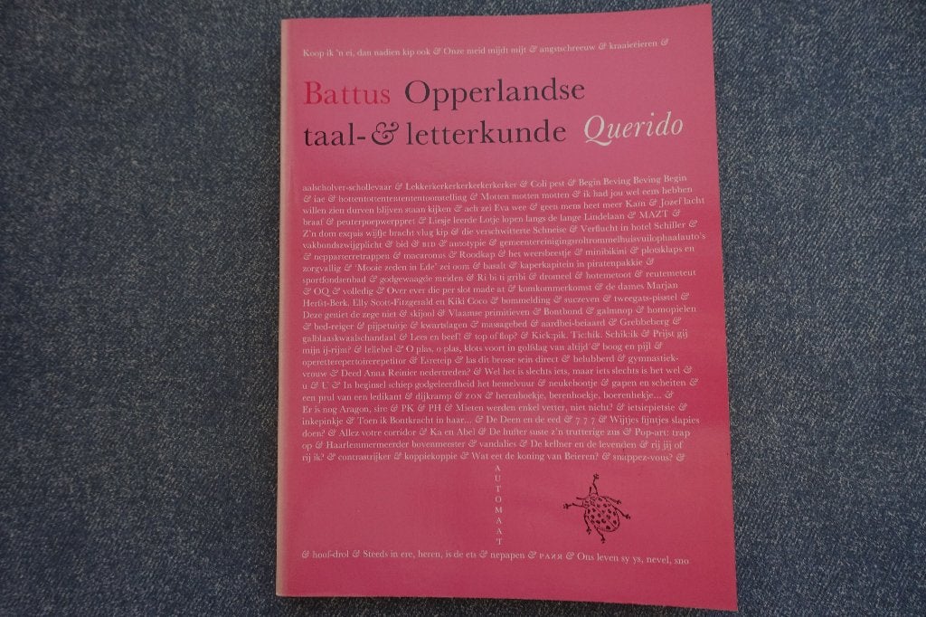 Battus. Opperlandse taal- & letterkunde, Boeken, Ophalen of Verzenden, Zo goed als nieuw, Nederland