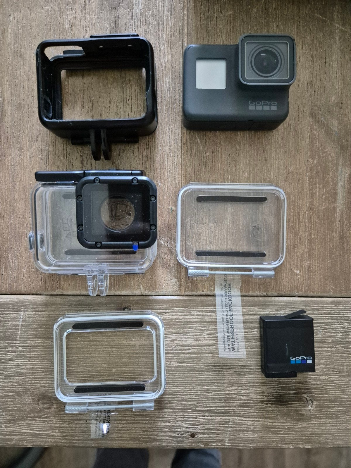 GoPro Hero 5 Black met accessoires en behuizingen