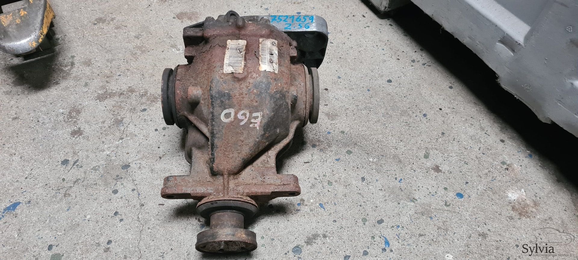 Differentieel Cardan schakel 2.56 BMW 5 serie E60  525d 530d, Gebruikt, -, -, Ophalen of Verzenden