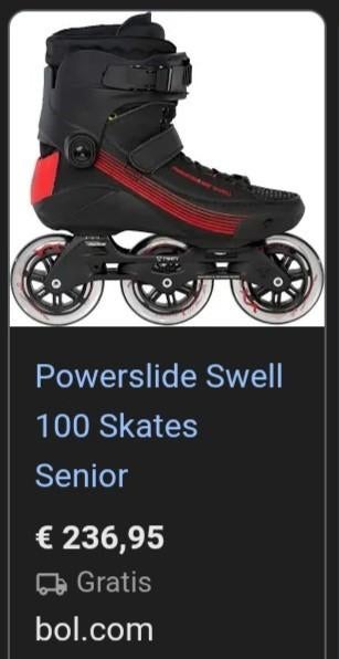 Powerslide swell black adapt 3d, Sport en Fitness, Skeelers, Ophalen, Nieuw, Inline skates 4 wielen, Powerslide