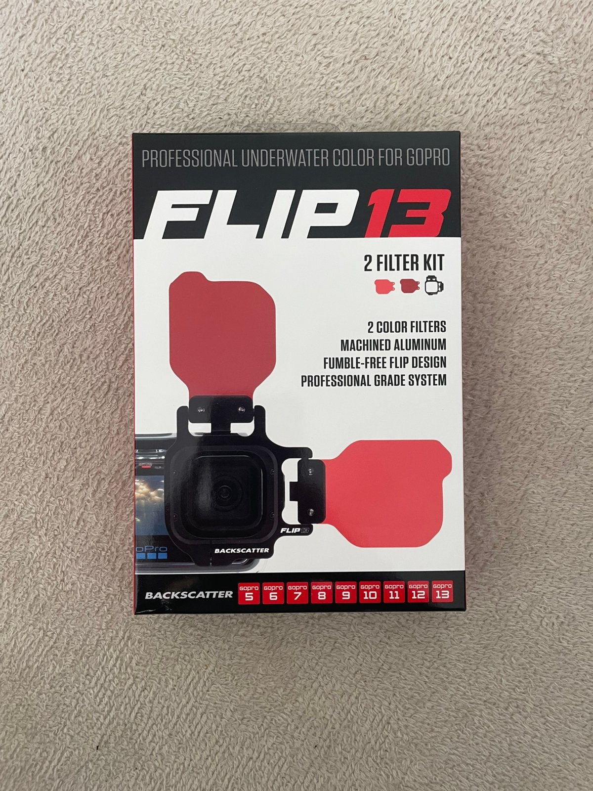FLIP13 twee filter kit voor GoPro HERO 13/12/11/10/9/8/7/6/5, Verzenden, Nieuw, GoPro, Accessoires