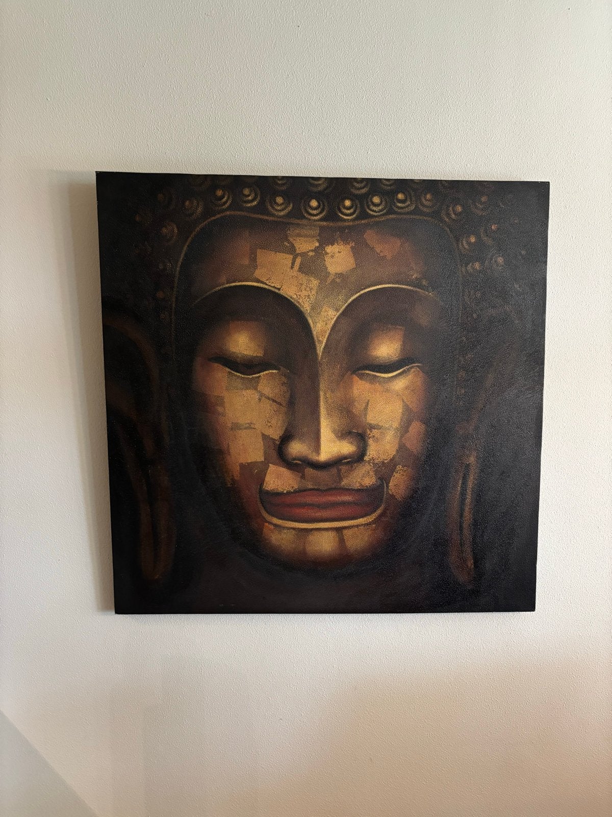 Boeddha Schilderij 100x100 Rofra Home Breda, Ophalen