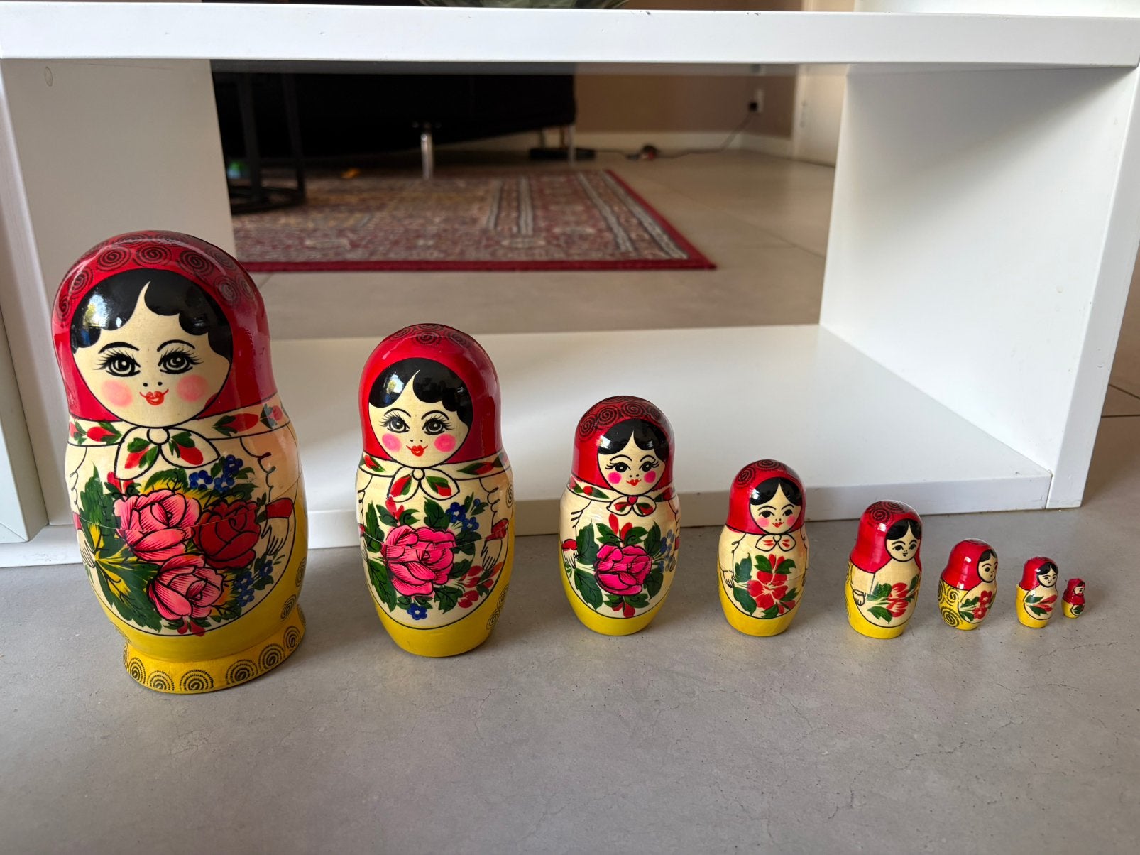 Baboushka, babushka, matrushka 7 stuks, Ophalen of Verzenden, Zo goed als nieuw