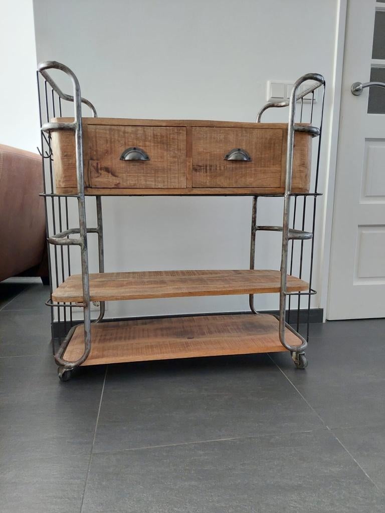 Trolley, Ophalen, Zo goed als nieuw, Metaal, Industrieel