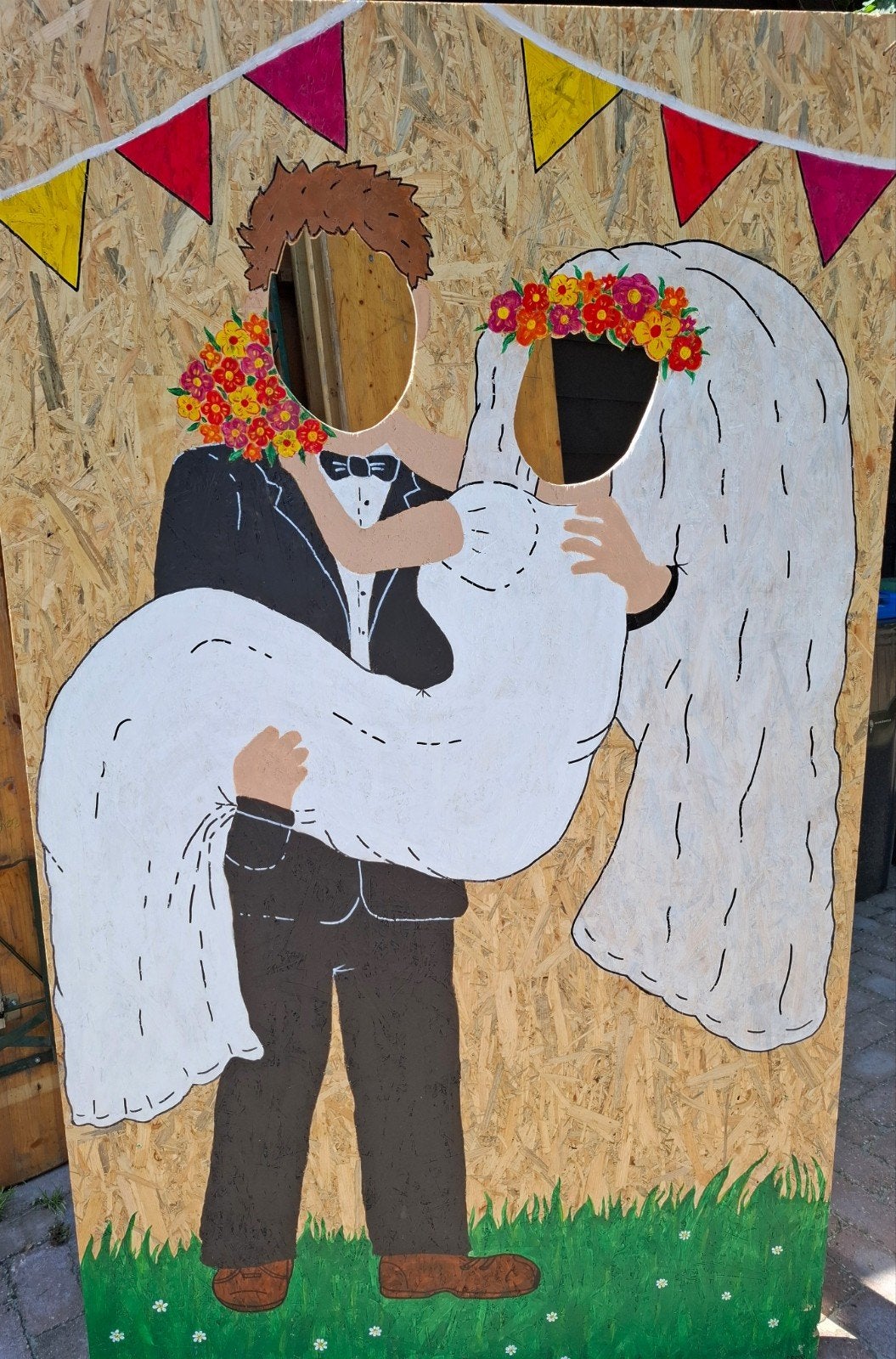 Foto bord bruiloft, Ophalen