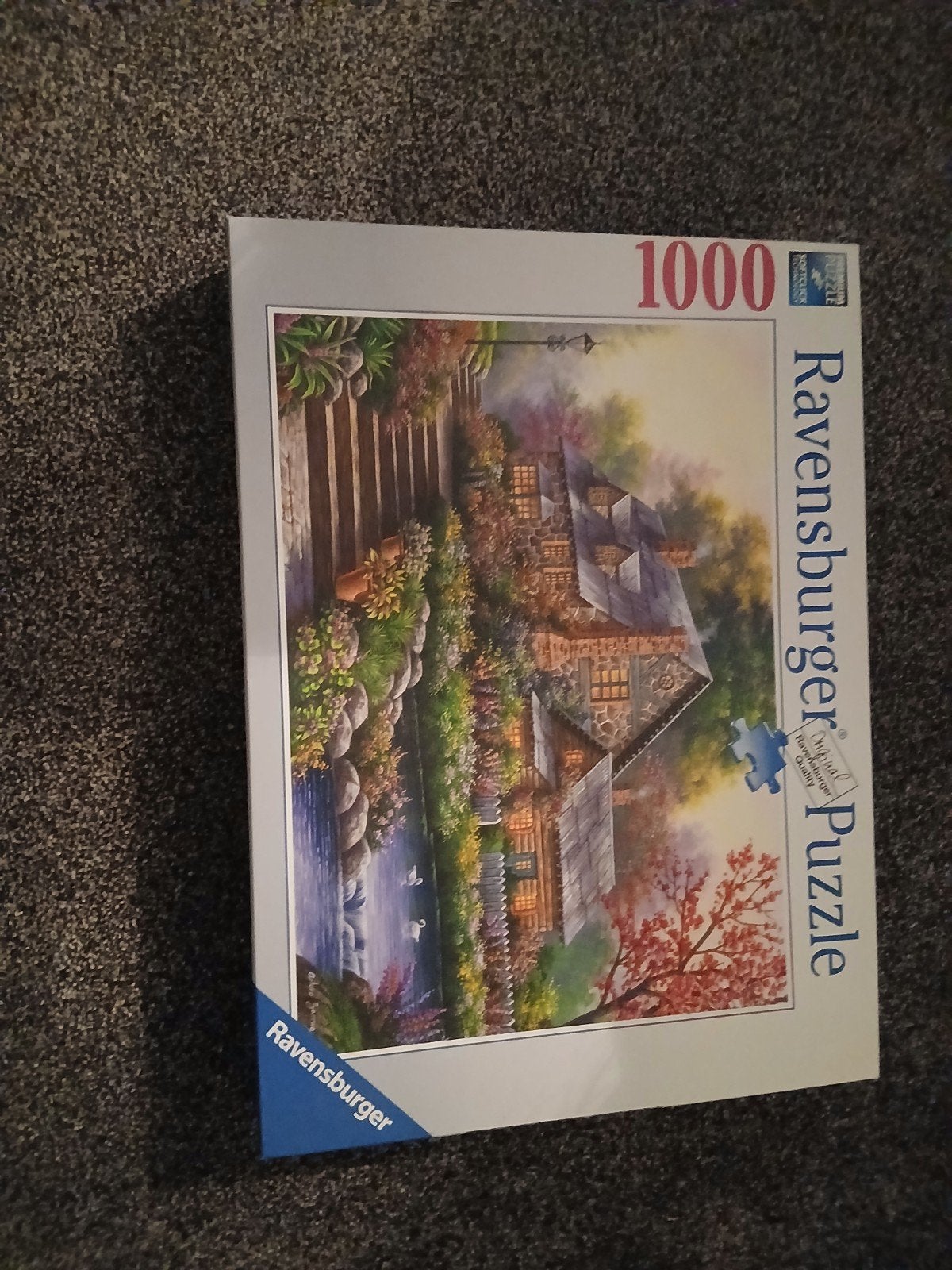 Ravensburger Legpuzzel 1000 stukjes - Cottage aan het water, Ophalen, 500 t/m 1500 stukjes, Nieuw, Legpuzzel