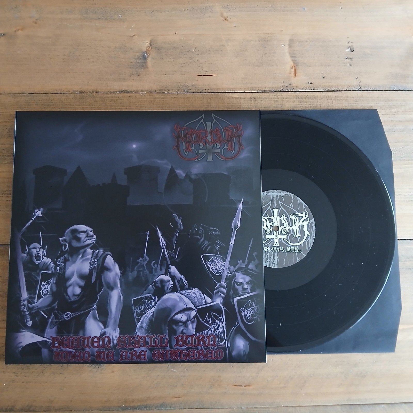 🔴 Marduk ☆ Heaven shall burn... • LP (Zwart vinyl), LP, Beschermende buitenhoes, Ophalen of Verzenden, Zo goed als nieuw