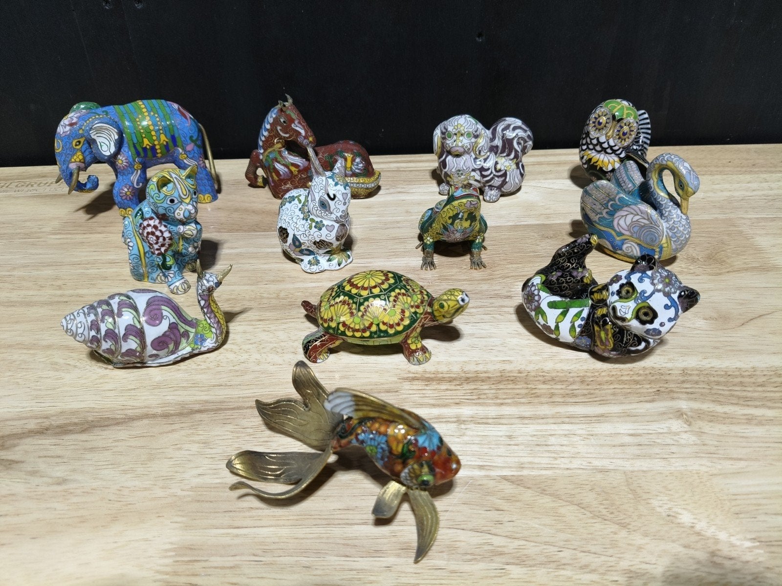 faberge Franklin mint 12 beeldjes als nieuw zeldzaam, Ophalen