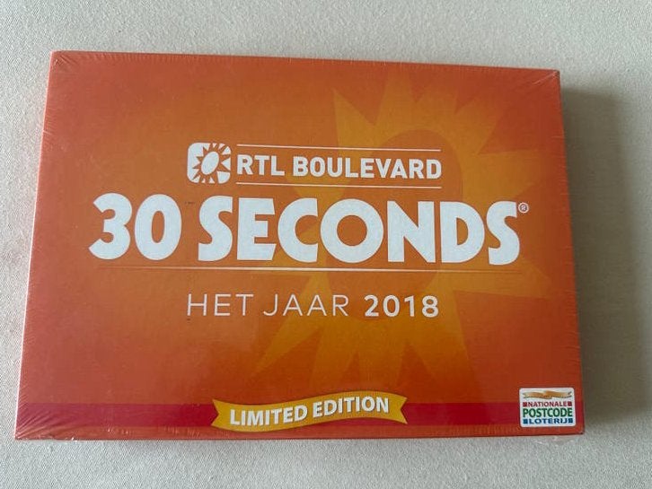 30 Seconds RTL Boulevard Het Jaar 2018 - Geseald, Hobby en Vrije tijd, Gezelschapsspellen | Bordspellen, Drie of vier spelers