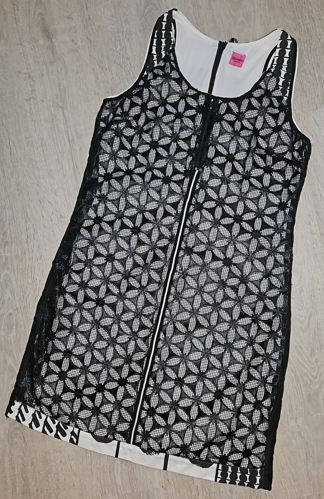 Save The Queen Laser Cut Lederlook Jurk Maat L (Nieuwstaat), Maat 38/40 (M), Wit, Ophalen of Verzenden, Zo goed als nieuw
