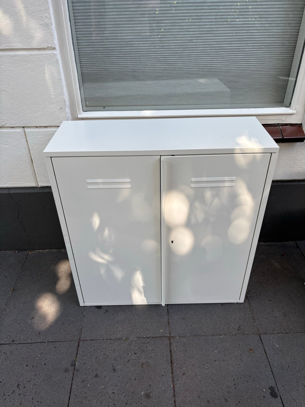 Vintage witte metalen IKEA IVAR kast (80x30x83 cm), Ophalen, Gebruikt, Industrieel