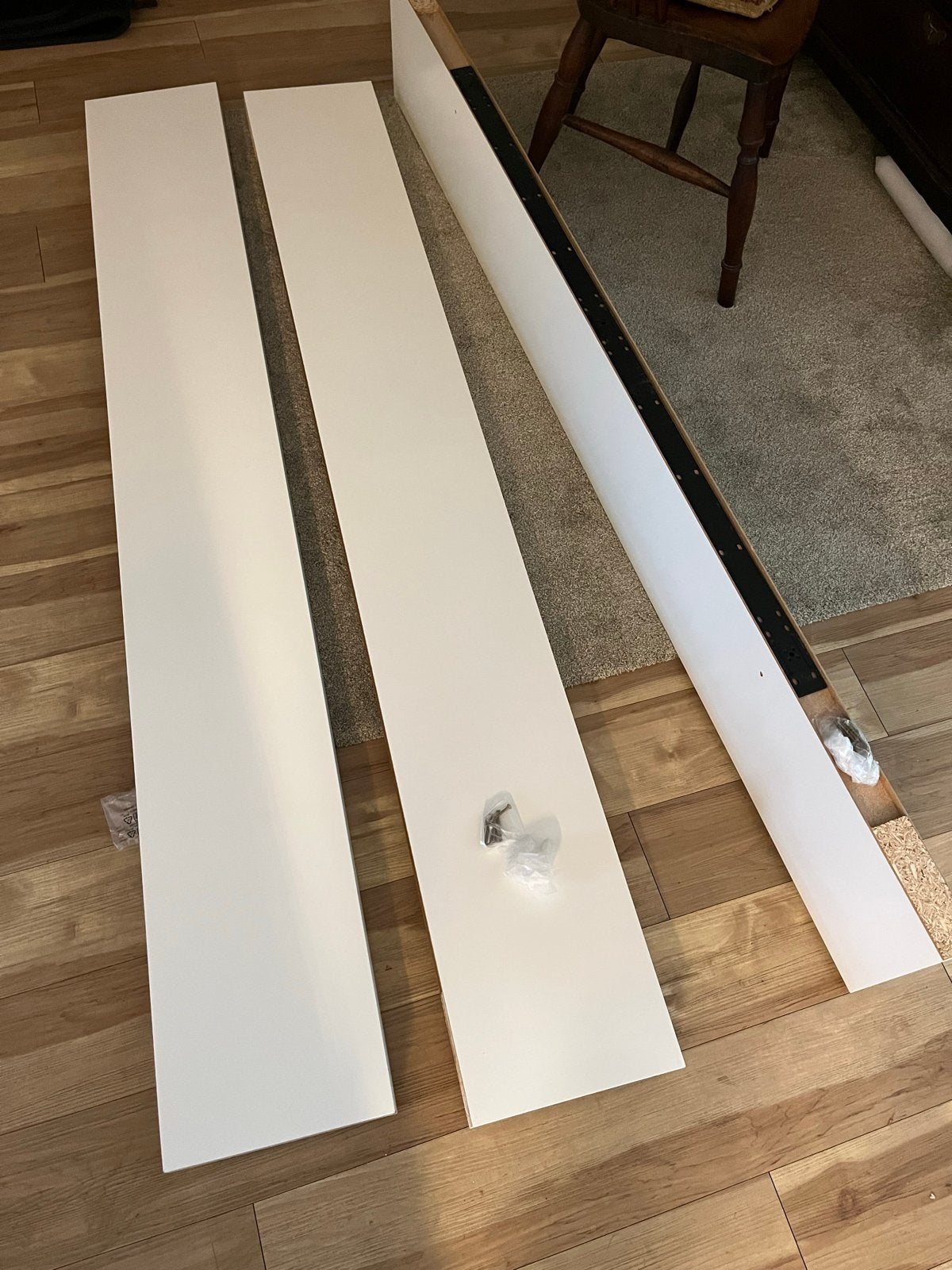 3x IKEA Lack wandplank wit 190x26 cm - Zo goed als nieuw, Ophalen, Zo goed als nieuw