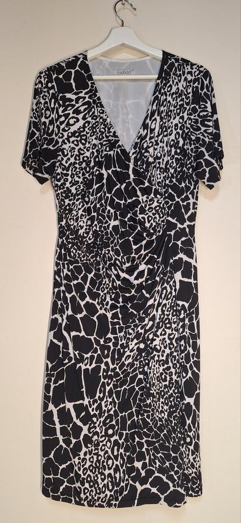 Batida jurk met print, Kleding | Dames, Jurken, Verzenden, Zwart, Maat 42/44 (L), Zo goed als nieuw