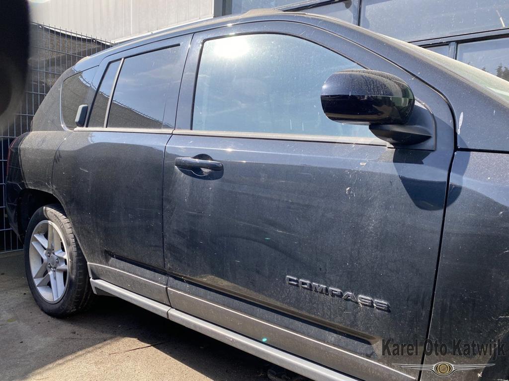 Voordeur rechts Jeep Compass zwart 2014, Jeep, Gebruikt, -, Deur
