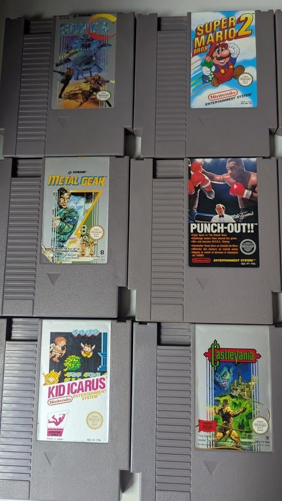 NES Games: Super Mario, Metal Gear, Castlevania & meer!, Spelcomputers en Games, Games | Nintendo NES, Gebruikt, Avontuur en Actie