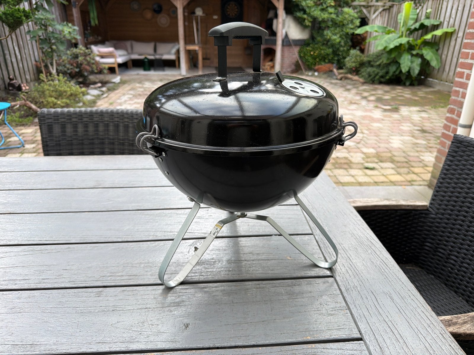 Compacte BBQ - Slechts 1 keer gebruikt!, Ophalen, Zo goed als nieuw