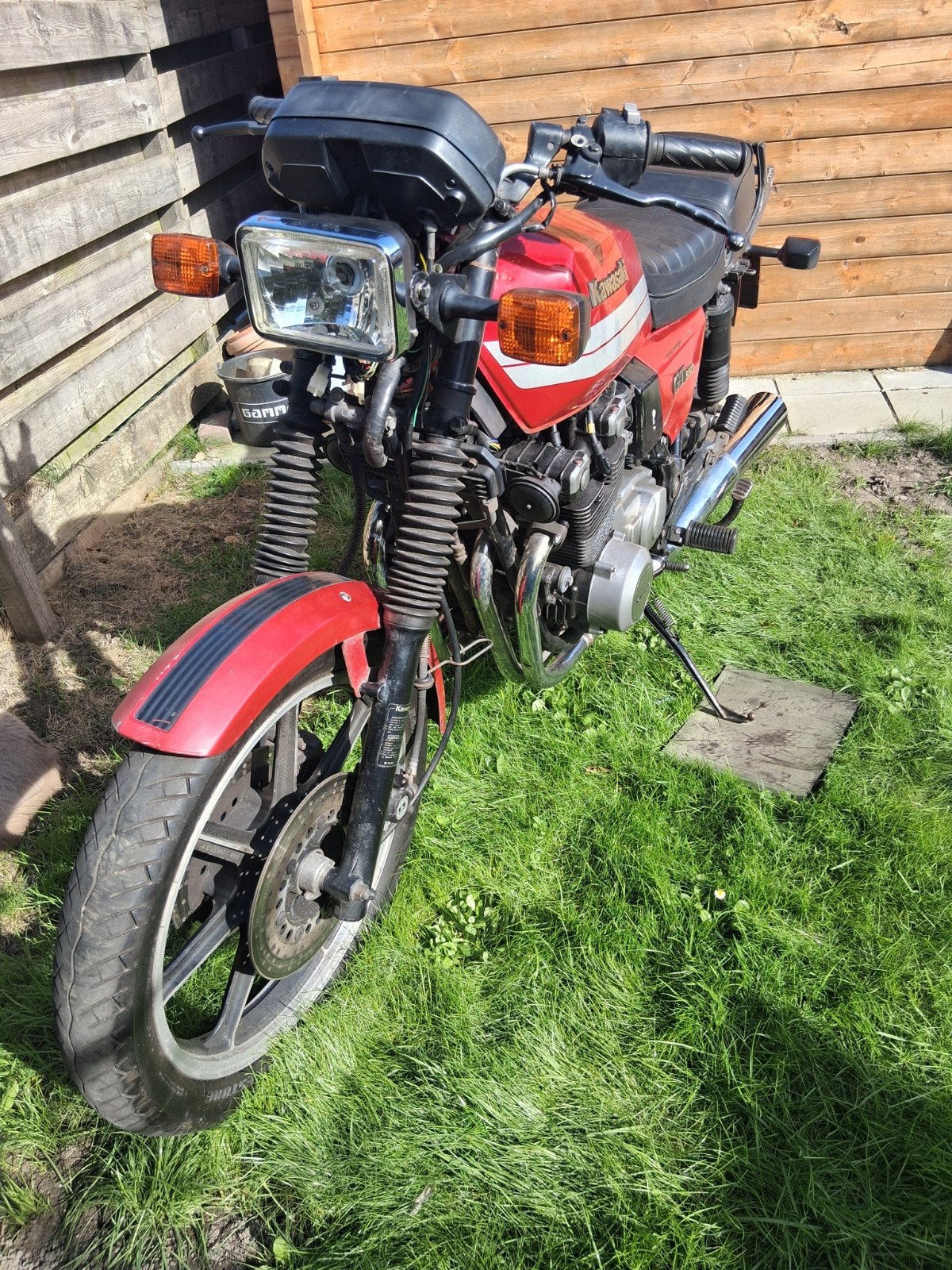 Kawasaki 550 cc, opknapper, afbouwen., Motoren, Cardan-aandrijving, 4 cilinders, Motorrijbewijs A, Gebruikt