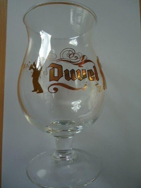Duvel glas Jazz, saxofoon, trompet, Verzamelen, Biermerken, Ophalen of Verzenden, Zo goed als nieuw, Glas of Glazen, Duvel